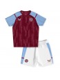Aston Villa Heimtrikotsatz für Kinder 2023-24 Kurzarm (+ Kurze Hosen)
